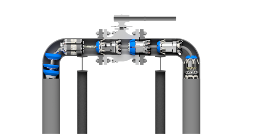 TriStream MFL navigates 4" pipelines with 1.5D bends